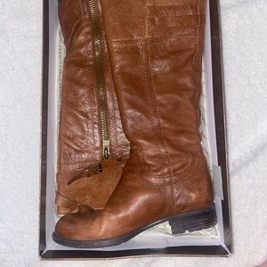 Brown Franco Sarto Calf Boot sz8